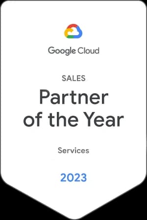 Google Cloud Sales Partner of the Year 2023 – Services