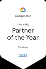 Google Cloud Training Partner of the Year 2023 – Services